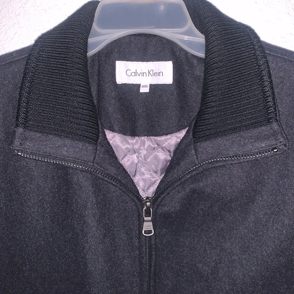 Mens Calvin Klein Wool Blend Pea Coat